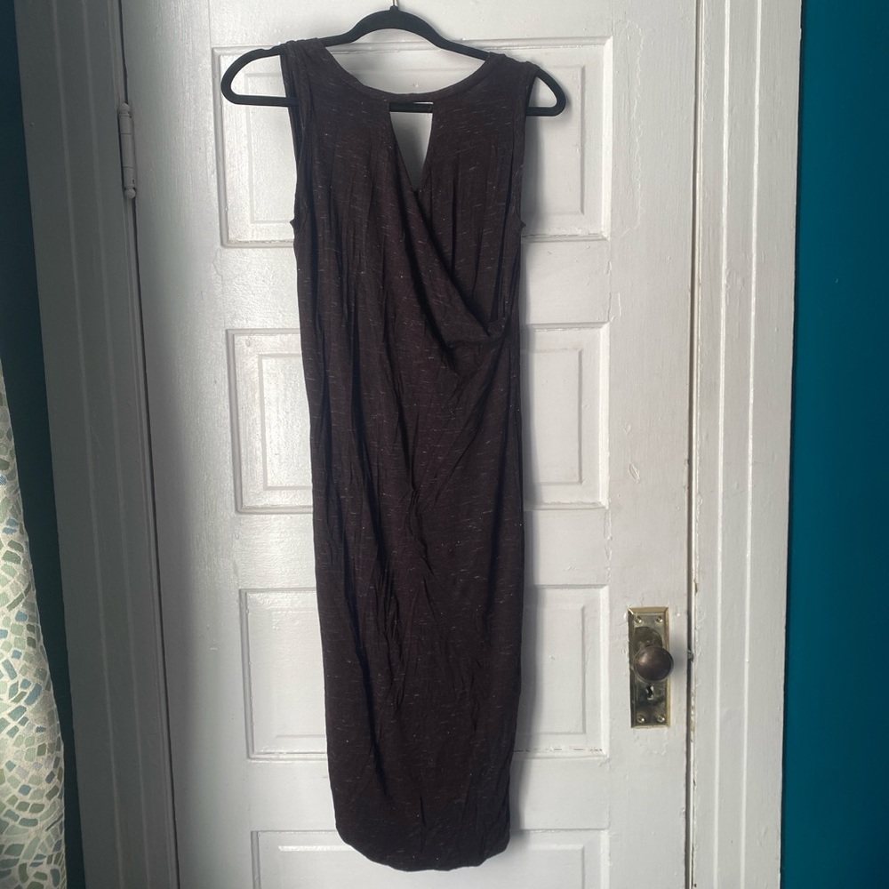 Dolan Charcoal Sleeveless Midi Dress